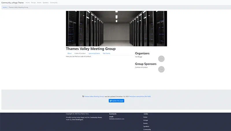 Example Group Page