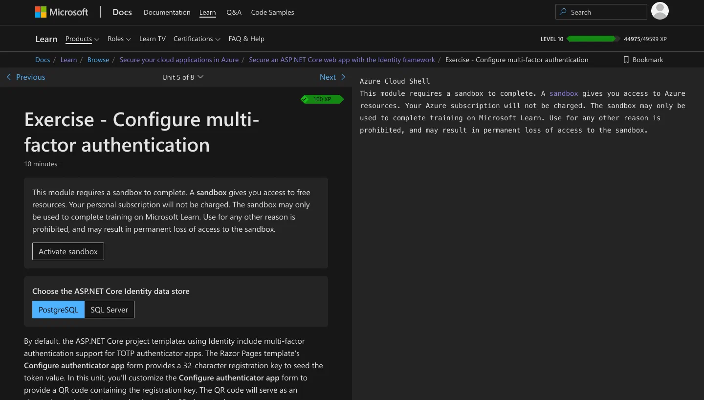 Microsoft Learn Sandbox Microsoft Learn Sandbox