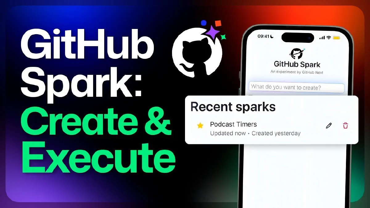 Use GitHub Spark to create a podcast timer apps