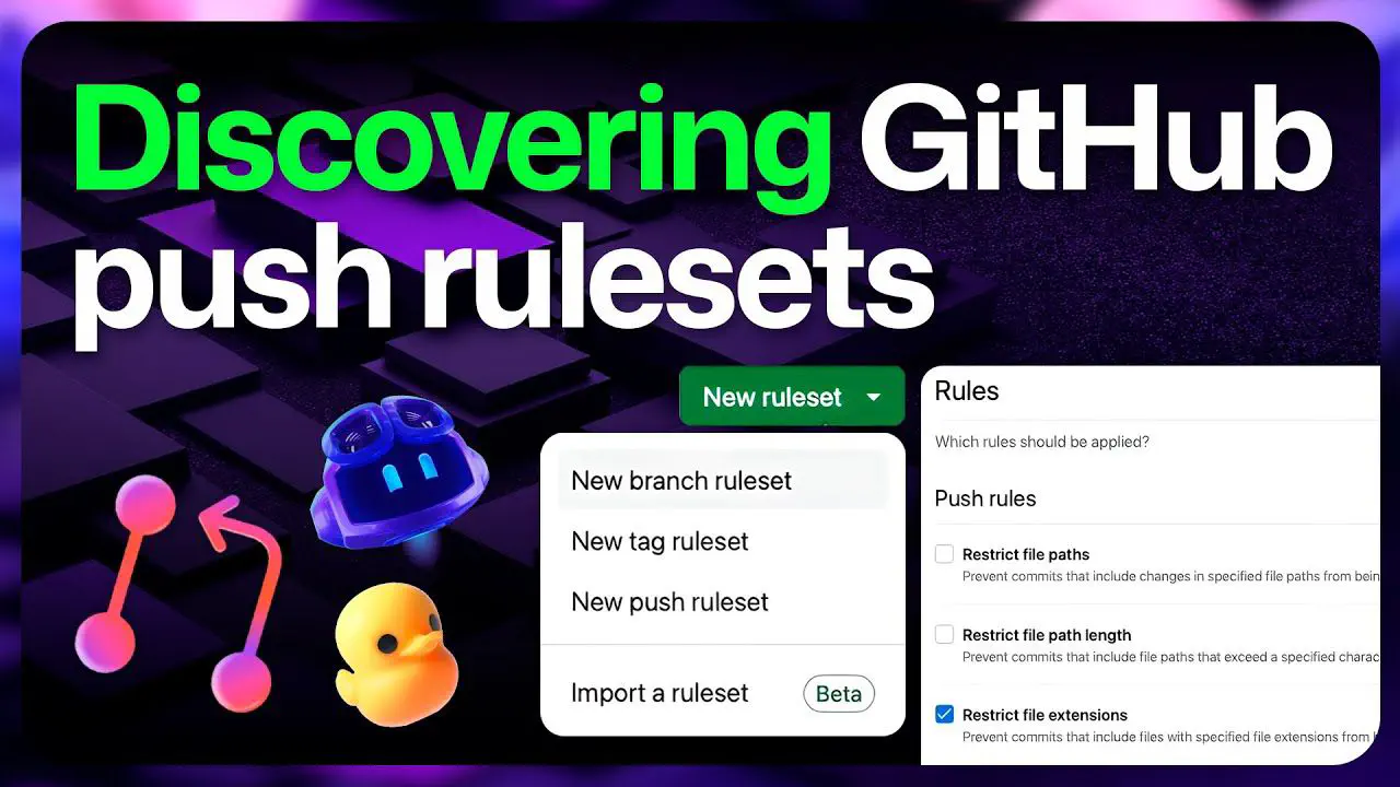 Govern your repositories with push rulesets