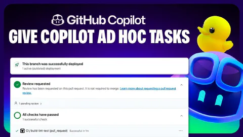 Assigning Copilot ad-hoc tasks through Copilot chat