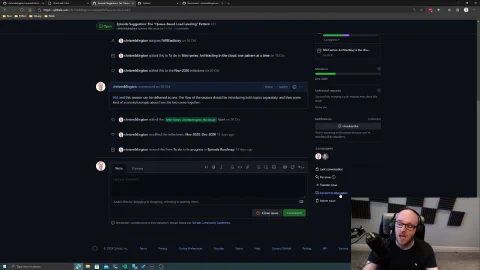 GitHub Issues and GitHub Discussions
