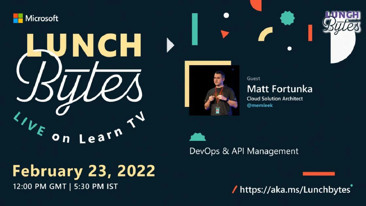 LunchBytes Series 1 Episode 1: DevOps & API Management