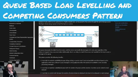 21 - The Queue Based Load Levelling and Competing Consumers Pattern